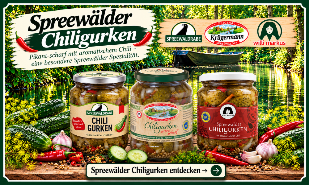 Spreewälder Gurken nach Sorten sortiert Chili Gurken