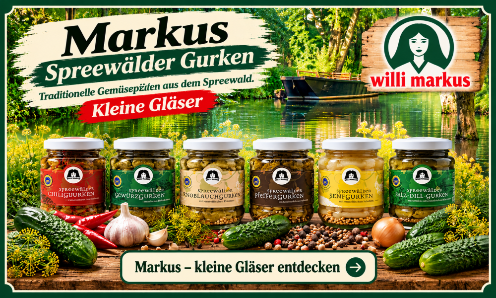 Markus Spreewälder Gurken kleine Gläser