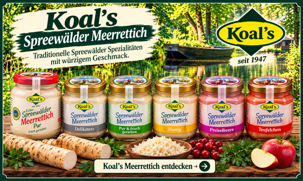 Spreewälder Meerrettich nach Hersteller sortiert Koal