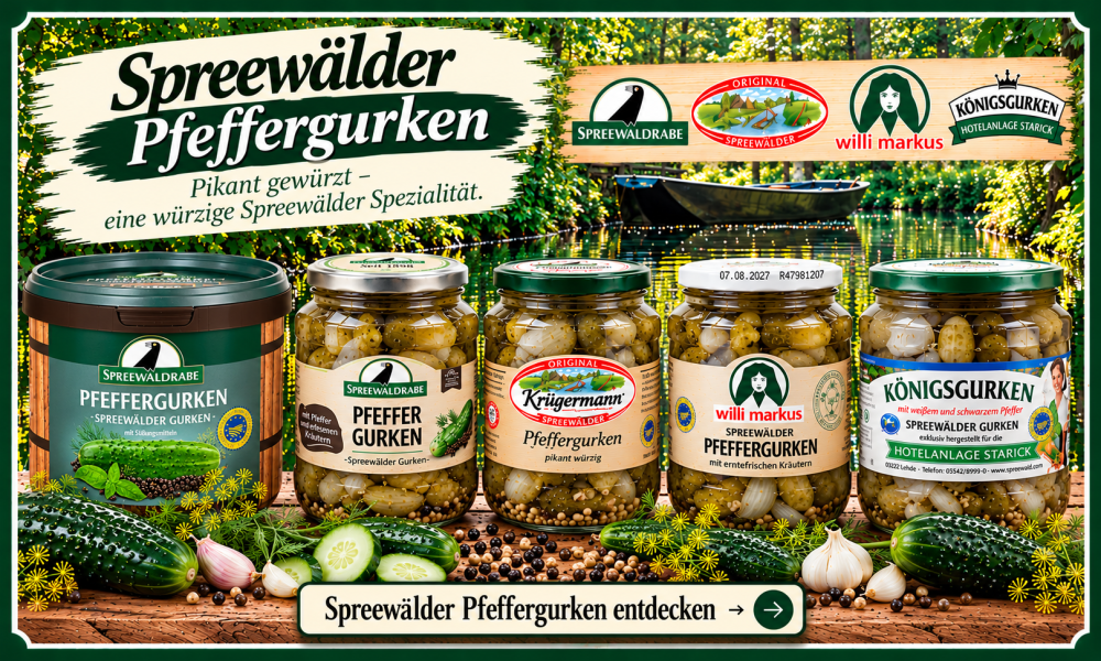 Spreewälder Gurken nach Sorten sortiert Chili Gurken