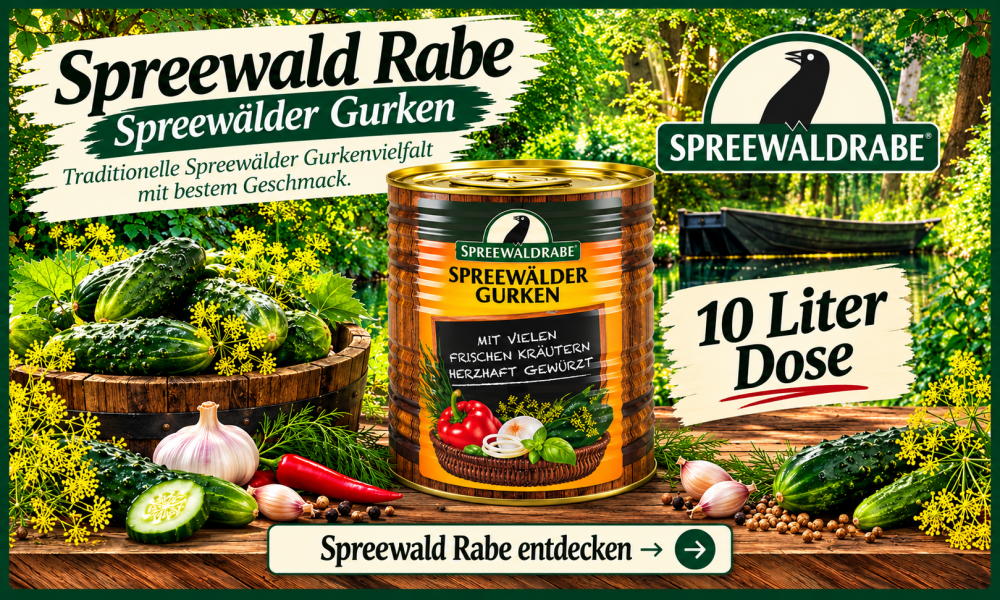 Spreewald Rabe 10 Liter Dosen Gurken