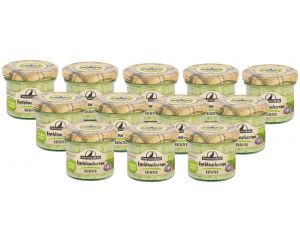 12 Gläser Rabe Spreewald Knoblauchcreme mit Kräuter