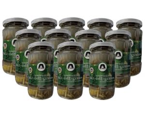 12 Gläser Markus Spreewälder Salz Dill Gurken klein