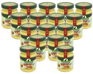 16 Gläser Rabe Spreewald Sandwich Creme - Dänische Art