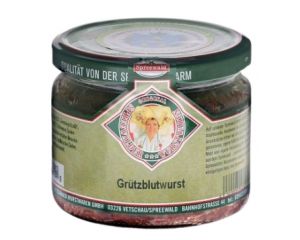 1 Glas Spreewälder Grützblutwurst