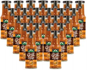 24 Flaschen Rabe Spreewald Grill & Dip Paprika-Curry Sauce 
