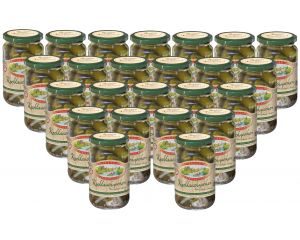24 Gläser Krügermann Spreewald Knoblauch Gurken klein