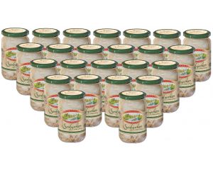 24 Gläser Krügermann Spreewald Senf Gurken klein