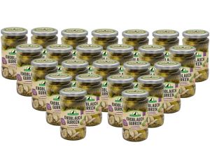 24 Gläser Rabe Knoblauchgurken klein
