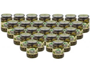 24 Gläser Rabe Salz Dill Gurken groß