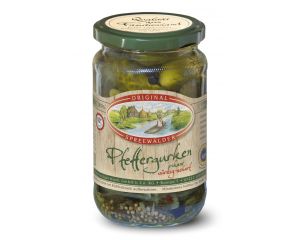 1 Glas Krügermann Spreewald Pfeffer Gurken klein