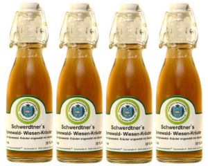 4 Flaschen Schwerdtner`s Spreewald Wiesen Kräuter 0,20 l