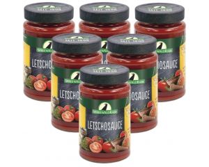 6 Gläser Rabe Premium Spreewald Letschosauce klein