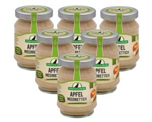 6 Gläser Rabe Spreewald Apfel Meerrettich