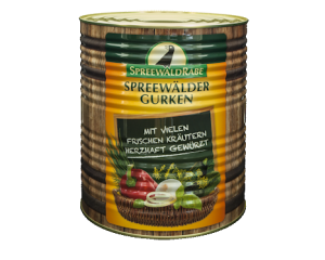1 X Rabe Spreewälder Gewürzgurken 10 l Dose