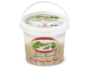 1 x Krügermann Spreewald Saure (Salz Dill) Gurken Eimerchen 1000 ml