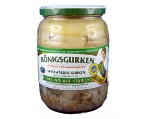 1 Glas Königsgurke mit Meerrettich, Senf und Thymian