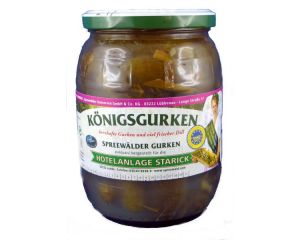 1 Glas Königsgurken mit viel frischem Dill