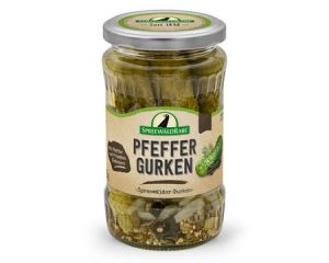 1 Glas Rabe Pfeffergurken klein