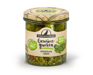 1 Glas Premium Rabe Gewürzgurken