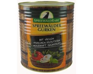 1 x Rabe Spreewälder Senfgurken 10 l Dose