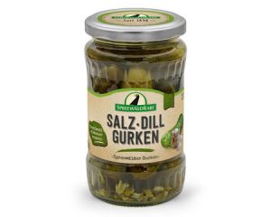 1 Glas Rabe Salz Dill Gurken klein
