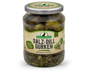 1 Glas Rabe Salz Dill Gurken groß