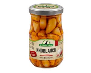 1 Glas Rabe Spreewald Knoblauchzehen mit Paprika