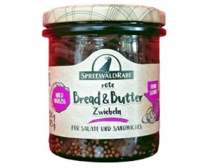 1 Glas Premium rote Zwiebeln Bread & Butter
