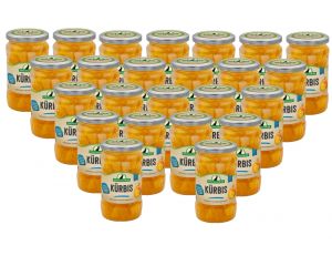 24 Gläser Rabe Spreewald Kürbis süß-sauer klein