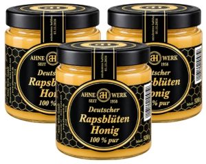 3 Gläser Spreewälder Rapsblüten Honig