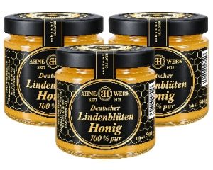 3 Gläser Spreewälder Lindenblüten Honig