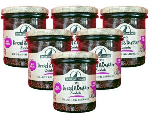 6 Gläser Premium rote Zwiebeln Bread & Butter