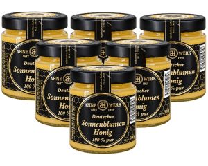 6 Gläser Spreewälder Sonnenblumen Honig