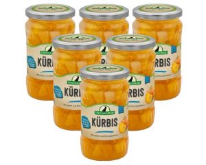 6 Gläser Rabe Spreewald Kürbis süß-sauer klein